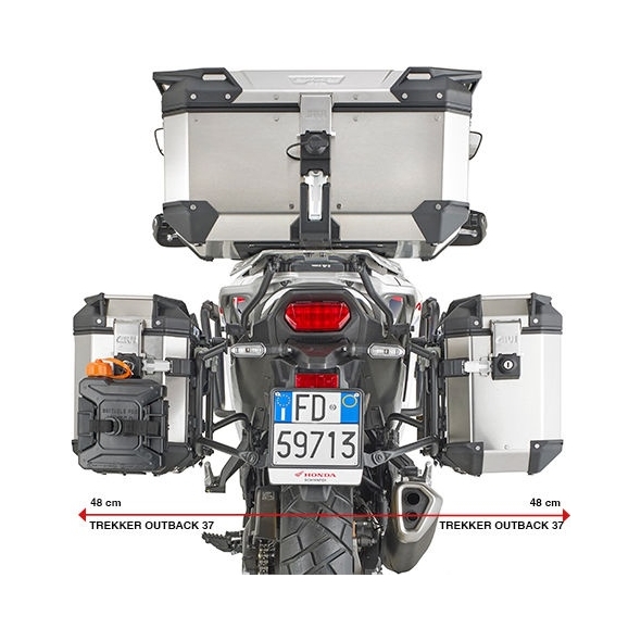 GIVI Parts GIVI Side case carrier ONE-FIT for monokey cam-side - for Honda XL 750 Transalp (23) | PLO1201CAM | givi_PLO1201CAM | euronetbike-net