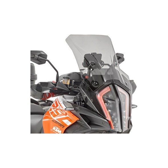 GIVI Parts Givi Screen for KTM 1290 Adventure R/S 17-20, color Light Smoke, dim. HxW 38 x 40 cm, fits oe headlight fairing | D7706S | givi_D7706S | euronetbike-net