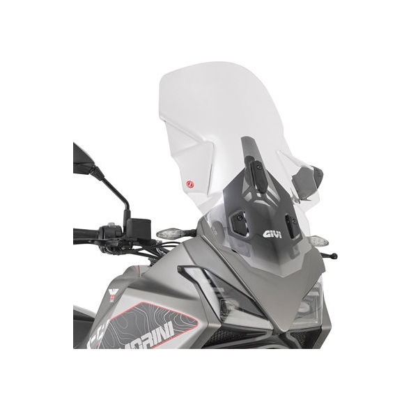 GIVI Parts Givi Windscreen for Moto Morini X-Cape 649, color Clear, dim. HxW 62 x 43 cm, 15 cm higher than oe, fits oe headlight fairing | D9350ST | givi_D9350ST | euronetbike-net