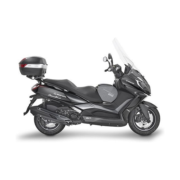 GIVI Parts Givi Windscreen for Kymco Downtown ABS 125i/350i 15-, color Clear, dim. HxW 92,5 x 63,5 cm, 31,5 cm higher than oe, fits oe headlight fairing | D6107ST | givi_D6107ST | euronetbike-net