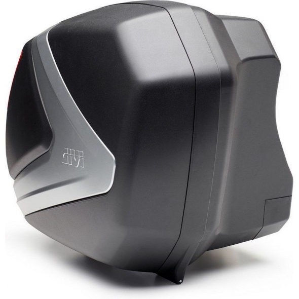 GIVI Parts Givi V37N MonoKey Side Cases, 2 x 37 Liters Bags, Silver Cover, Red Reflectors | V37N | givi_V37N | euronetbike-net
