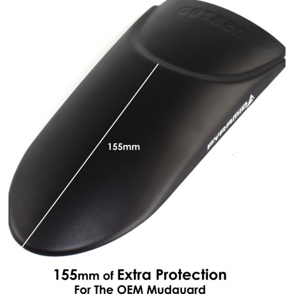Pyramid Plastics Pyramid Extenda Fenda | Matte Black | Moto Guzzi Stelvio 2023>Current | 058790 | pyr_058790 | euronetbike-net