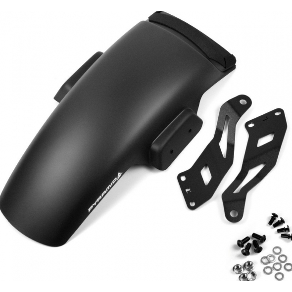 Pyramid Plastics Pyramid Extenda Fenda EXTRA | Matte Black | Triumph Trident 660 2021>Current | 056575 | pyr_056575 | euronetbike-net
