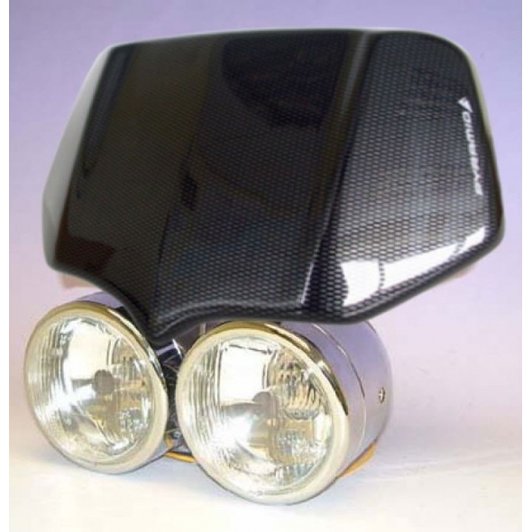 Pyramid Plastics parts Pyramid Plastics Lynx Fly Screen Gloss Black Universal Fit | 08451B | pyr_08451B | euronetbike-net