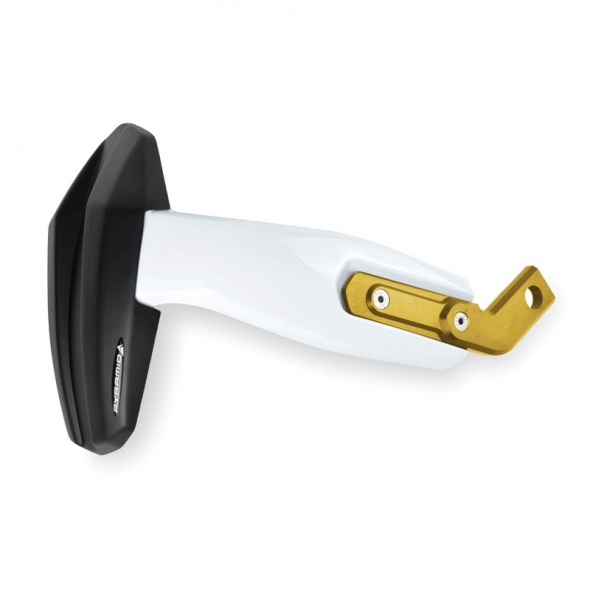 Pyramid Plastics parts Pyramid Plastics Spray Guard Gloss White + Gold Arm Honda CRF 1000 L Africa Twin 2016>2019 | 085102CG | pyr_085102CG | euronetbike-net