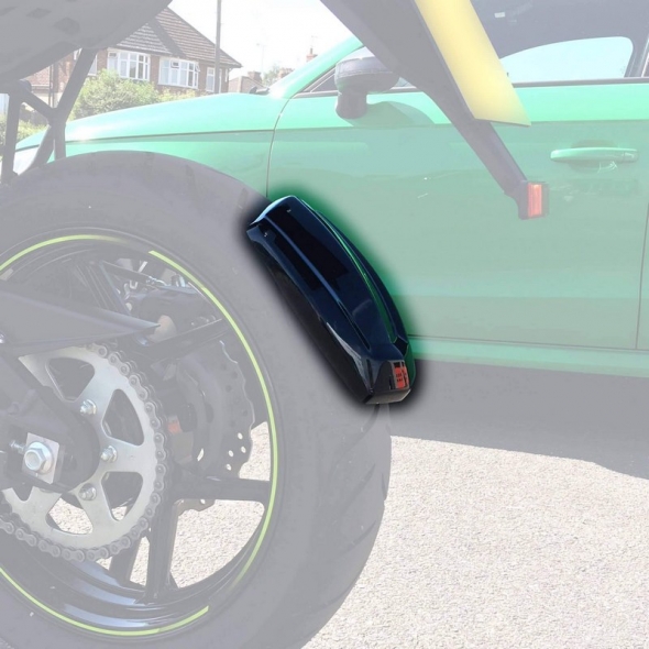 Pyramid Plastics parts Pyramid Plastics Spray Guard Gloss Black Kawasaki Versys 650 2006> | 085300B | pyr_085300B | euronetbike-net