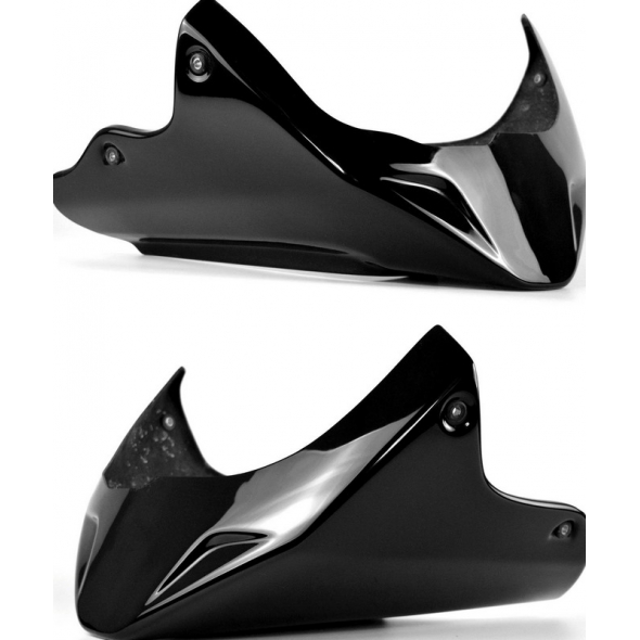 Pyramid Plastics Pyramid Belly Pan (water-cooled model only) | Gloss Black | Suzuki GSF 650 Bandit 2007>2014 | 207035B | pyr_207035B | euronetbike-net