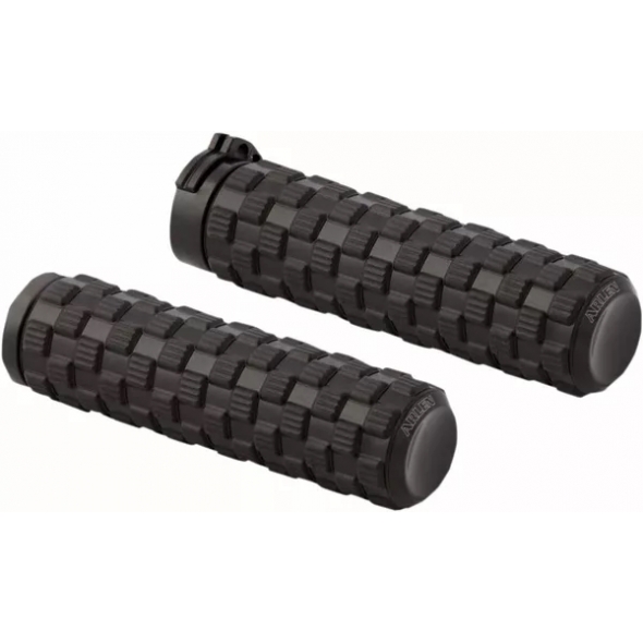 Arlen Ness Arlen Ness Air Trax Grips Black | 07-350 | aness_07-350 | euronetbike-net