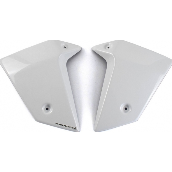 Pyramid Plastics Pyramid Radiator Cheeks | Pearl Glare White | Honda CB 750 Hornet 2022>2024 | 21055C | pyr_21055C | euronetbike-net