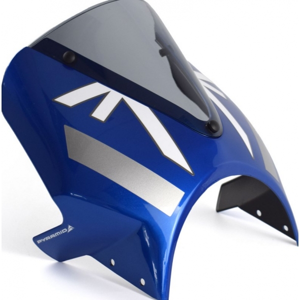 Pyramid Plastics Pyramid Fly Screen | Caspian Blue/Storm Grey | Triumph Speed 400 2024>Current | 26700D | pyr_26700D | euronetbike-net