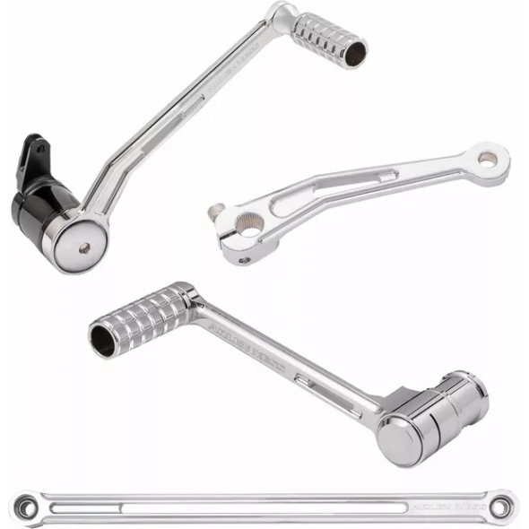 Arlen Ness Arlen Ness SpeedLiner Foot Control Kit Chrome | 420-105 | aness_420-105 | euronetbike-net
