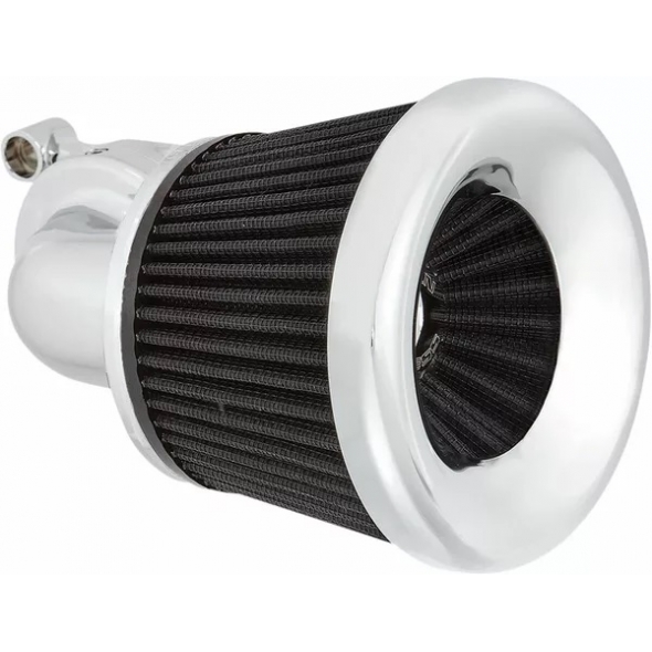 Arlen Ness Arlen Ness Velocity 90° Air Cleaner Kit Chrome | 600-029 | aness_600-029 | euronetbike-net