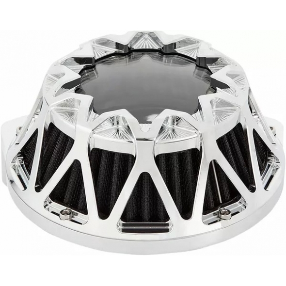 Arlen Ness Arlen Ness Crossfire Air Cleaner Chrome | 600-050 | aness_600-050 | euronetbike-net