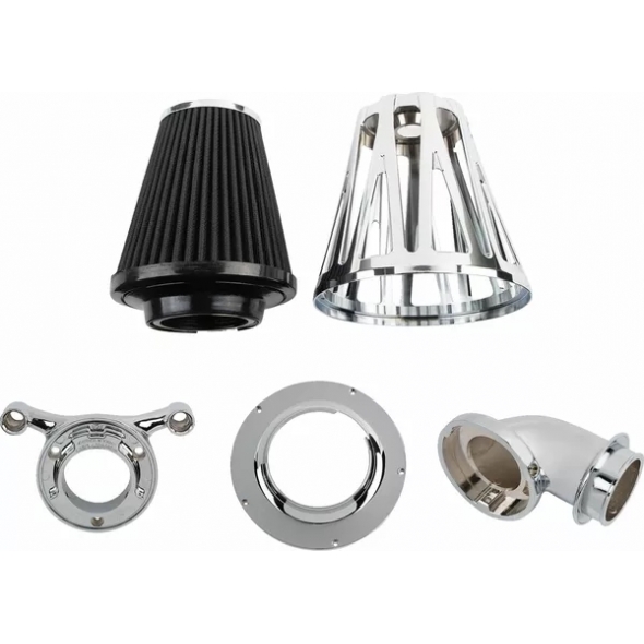 Arlen Ness Arlen Ness Monster Sucker Air Cleaner Chrome | 600-089 | aness_600-089 | euronetbike-net