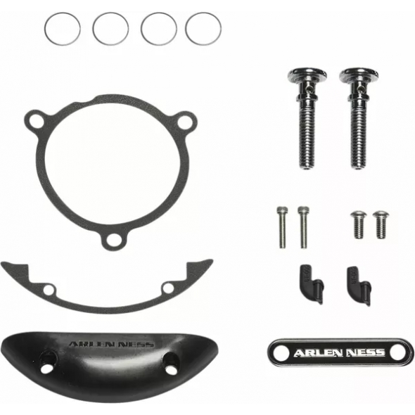 Arlen Ness Arlen Ness Replacement Air Cleaner Hardware Kit Black | 602-000 | aness_602-000 | euronetbike-net
