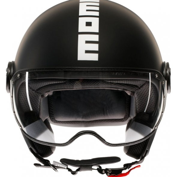 MOMO DESIGN MOMO DESIGN HELMET FGTR CLASSIC MOMODESIGN E2206, MONO MATT BLACK/WHITE | 21184A7001001 | momo_21184A7001-001-XL | euronetbike-net