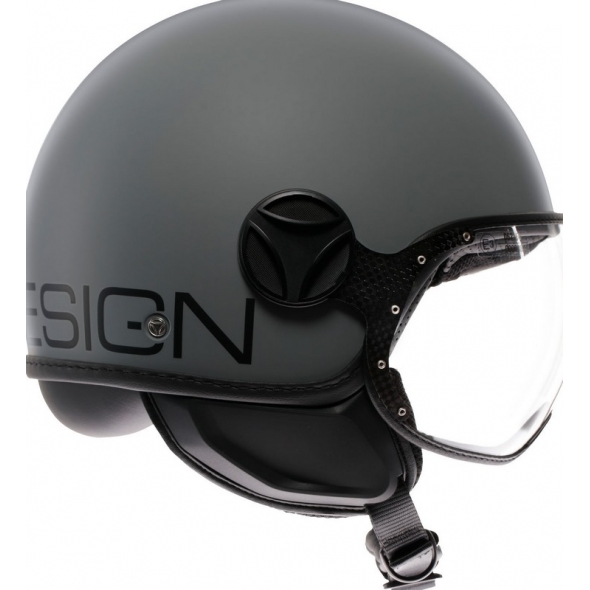 MOMO DESIGN MOMO DESIGN HELMET FGTR CLASSIC MOMODESIGN E2206, MONO MATT GREY/BLACK | 21184A7001002 | momo_21184A7001-002-XS | euronetbike-net