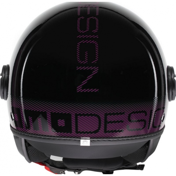 MOMO DESIGN MOMO DESIGN HELMET FGTR CLASSIC MOMODESIGN E2206, STRIPES BLACK/FUCSIA | 21184A7001011 | momo_21184A7001-011-XS | euronetbike-net