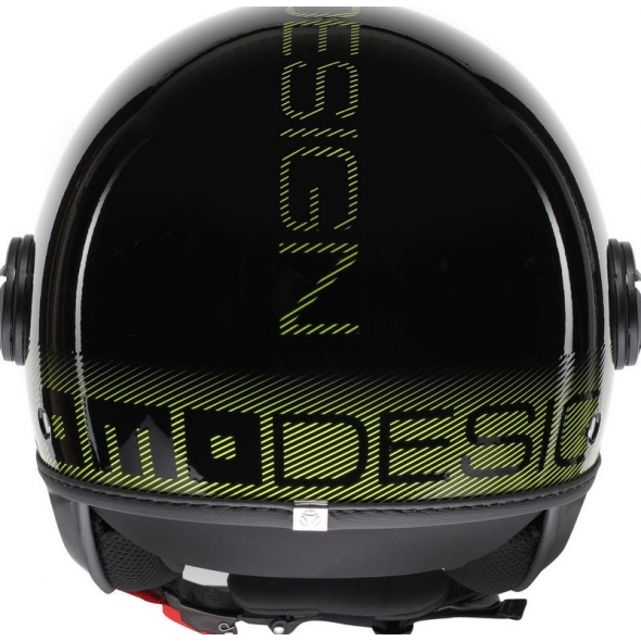 MOMO DESIGN MOMO DESIGN HELMET FGTR CLASSIC MOMODESIGN E2206, STRIPES BLACK/YELLOW FLUO | 21184A7001012 | momo_21184A7001-012-L | euronetbike-net