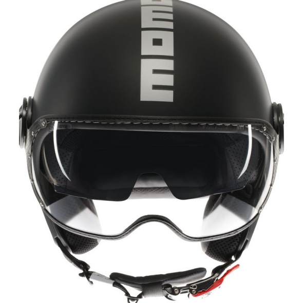 MOMO DESIGN MOMO DESIGN HELMET FGTR EVO MOMODESIGN E2206, MONO MATT BLACK/SILVER | 21184A8006001 | momo_21184A8006-001-M | euronetbike-net