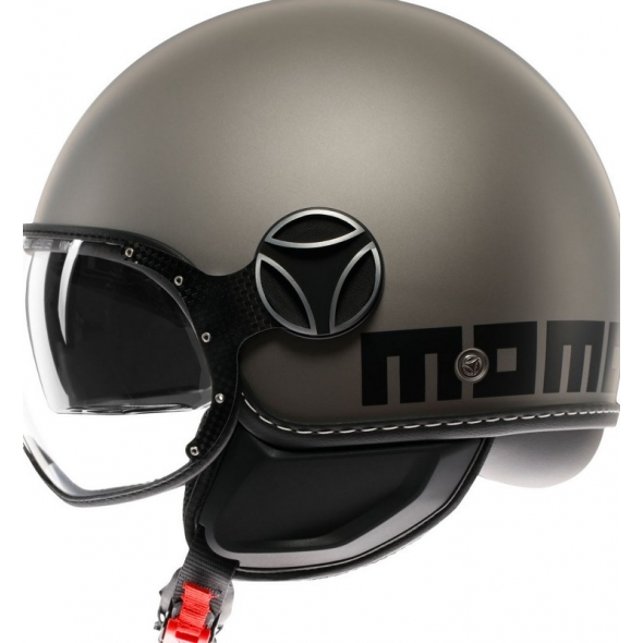 MOMO DESIGN MOMO DESIGN HELMET FGTR EVO MOMODESIGN E2206, MONO MATT TITANIUM FROST/BLACK | 21184A8006004 | momo_21184A8006-004-S | euronetbike-net