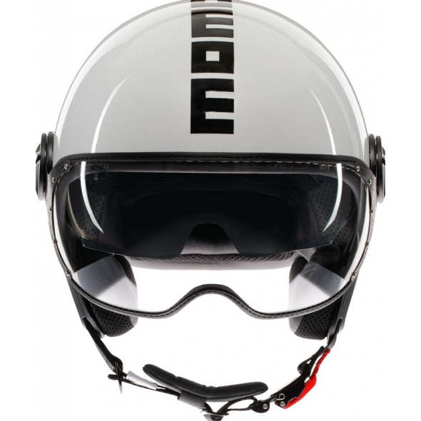 MOMO DESIGN MOMO DESIGN HELMET FGTR EVO MOMODESIGN E2206, MONO WHITE QUARZ/BLACK | 21184A8006006 | momo_21184A8006-006-M | euronetbike-net