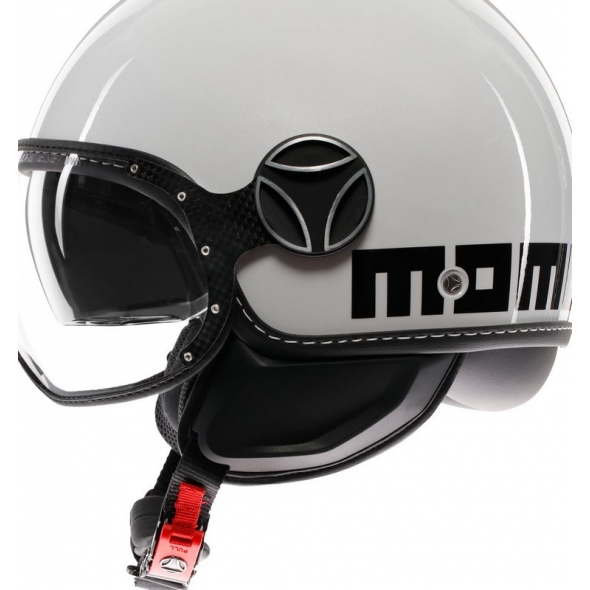 MOMO DESIGN MOMO DESIGN HELMET FGTR EVO MOMODESIGN E2206, MONO WHITE QUARZ/BLACK | 21184A8006006 | momo_21184A8006-006-L | euronetbike-net