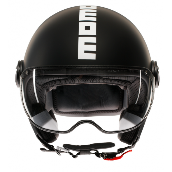 MOMO DESIGN MOMO DESIGN HELMET FGTR CLASSIC MOMODESIGN E2206, MONO MATT BLACK/WHITE | 21184A7001001 | momo_21184A7001-001-XS | euronetbike-net