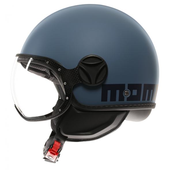 MOMO DESIGN MOMO DESIGN HELMET FGTR CLASSIC MOMODESIGN E2206, MONO MATT DUSTY BLUE/BLUE | 21184A7001006 | momo_21184A7001-006-XL | euronetbike-net