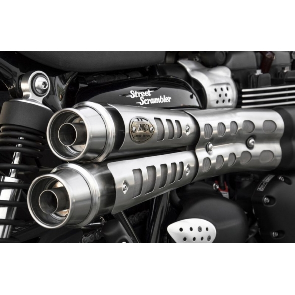 Zard exhaust Zard Six Days Stainless Homologated E4/E5 Slip-Ons | ZTP017S10SSO | zar_ZTP017S10SSO | euronetbike-net