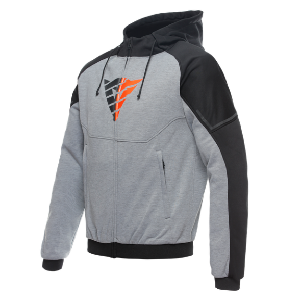 Dainese wear Dainese Daemon-X Safety Hoodie Full Zip Melange-Gray/Black/Red-Fluo | 201735263-95H | dai_201735263-95H_60 | euronetbike-net Dainese wear Dainese Daemon-X Safety Hoodie Full Zip Melange-Gray/Black/Red-Fluo | 201735263-95H | dai_201735263-95H_60 | euronetbike-net