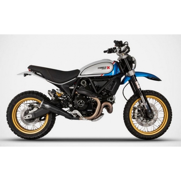 Zard exhaust Zard Zuma-Black Stainless Homologated E5 Slip-On | ZDU798S10SSO-B | zar_ZDU798S10SSO-B | euronetbike-net