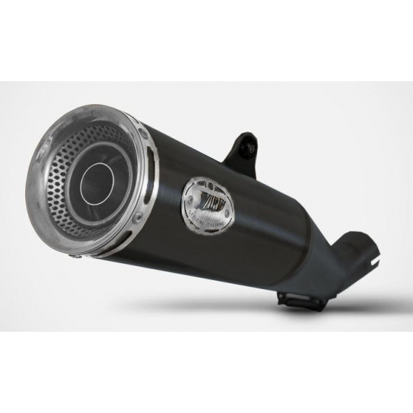 Zard exhaust Zard Zuma-Black Stainless Homologated E5 Slip-On | ZDU798S10SSO-B | zar_ZDU798S10SSO-B | euronetbike-net