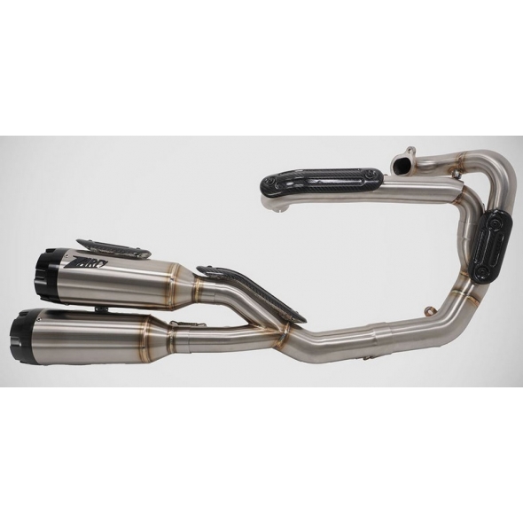 Zard exhaust Zard Racing Full Kit Alu End Cap | ZHD024S00SAR | zar_ZHD024S00SAR | euronetbike-net