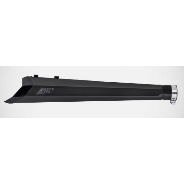 Zard exhaust Zard Black Stainless Racing Slip-Ons "Maverick" And Black Alu End-Caps | ZHD028S10SAR-B | zar_ZHD028S10SAR-B | euronetbike-net