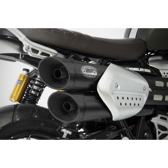 Zard exhaust Zard Black Stainless Homologated E5 Slip-Ons | ZTP013S10SSO-B | zar_ZTP013S10SSO-B | euronetbike-net