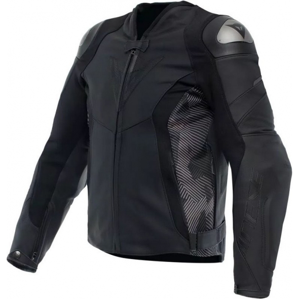 Dainese wear Dainese AVRO 5 LEATHER JACKET, BLACK/ANTHRACITE | 2015300001-604 | dai_2015300001-604_46 | euronetbike-net