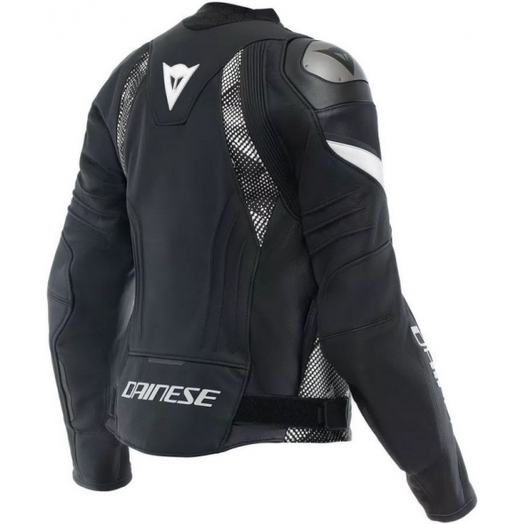 Dainese wear Dainese AVRO 5 LEATHER JACKET WMN, BLACK/BLACK/WHITE | 2015300002-948 | dai_2015300002-948_52 | euronetbike-net
