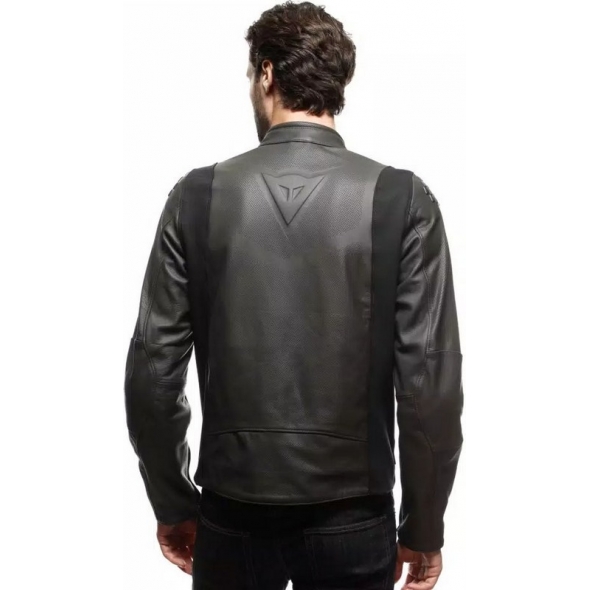 Dainese wear Dainese ISTRICE PERF. LEATHER JACKET, DARK-BROWN | 2015300007-005 | dai_2015300007-005_54 | euronetbike-net