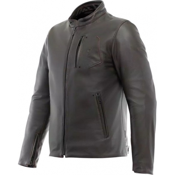 Dainese wear Dainese FULCRO LEATHER JACKET, DARK-BROWN | 2015300008-005 | dai_2015300008-005_60 | euronetbike-net