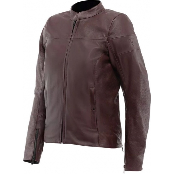Dainese wear Dainese ITINERE LEATHER JACKET WMN, BORDEAUX | 2015300021-035 | dai_2015300021-035_54 | euronetbike-net