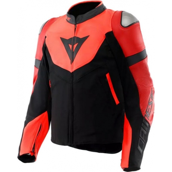 Dainese wear Dainese IPERATTIVA LEATHER-TEX JACKET, RED-FLUO/BLACK | 2015300036-779 | dai_2015300036-779_52 | euronetbike-net Dainese wear Dainese IPERATTIVA LEATHER-TEX JACKET, RED-FLUO/BLACK | 2015300036-779 | dai_2015300036-779_52 | euronetbike-net
