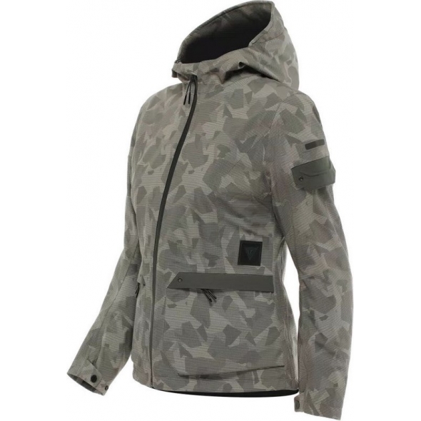 Dainese wear Dainese CENTRALE ABSØLUTESHELL PRO JACKET WMN, LONDON FOG CAMO DOTS | 2016500006-54L | dai_2016500006-54L_54 | euronetbike-net