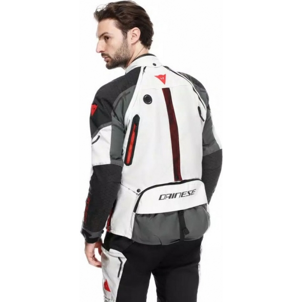 Dainese wear Dainese SUPER ADVENTURE ABSOLUTESHELL JACKET, GLACIER-GREY/IRON-GATE/RED | 2016500012-29J | dai_2016500012-29J_46 | euronetbike-net