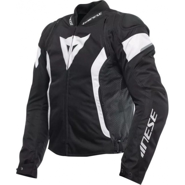Dainese wear Dainese AVRO 5 TEX JACKET, BLACK/WHITE/BLACK | 2017300006-O45 | dai_2017300006-O45_44 | euronetbike-net