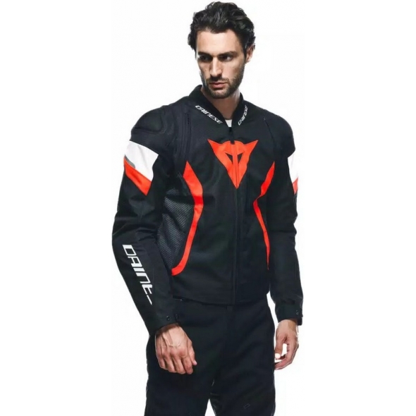 Dainese wear Dainese AVRO 5 TEX JACKET, BLACK/RED-FLUO/WHITE | 2017300006-W12 | dai_2017300006-W12_62 | euronetbike-net Dainese wear Dainese AVRO 5 TEX JACKET, BLACK/RED-FLUO/WHITE | 2017300006-W12 | dai_2017300006-W12_62 | euronetbike-net