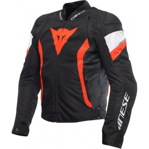 Dainese wear Dainese AVRO 5 TEX JACKET, BLACK/RED-FLUO/WHITE | 2017300006-W12 | dai_2017300006-W12_62 | euronetbike-net Dainese wear Dainese AVRO 5 TEX JACKET, BLACK/RED-FLUO/WHITE | 2017300006-W12 | dai_2017300006-W12_62 | euronetbike-net