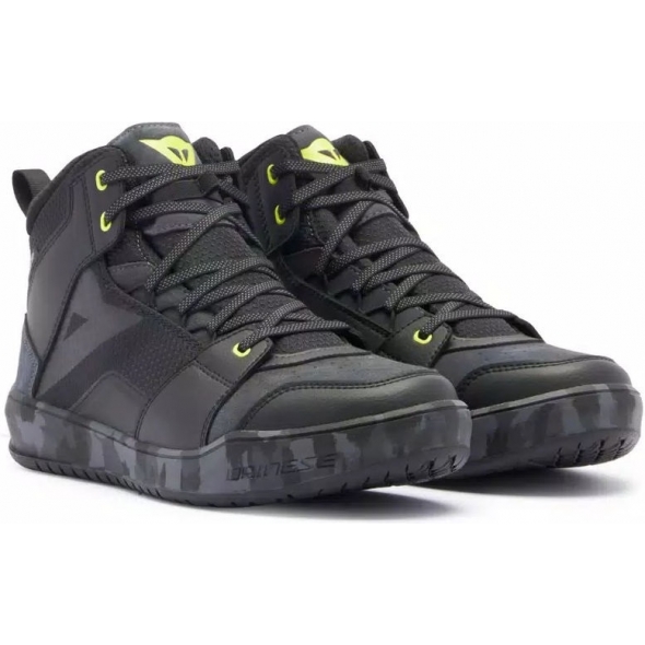 Dainese wear Dainese SUBURB D-WP SHOES, BLACK/CAMO/ACID YELLOW | 2017700010-49J | dai_2017700010-49J_46 | euronetbike-net