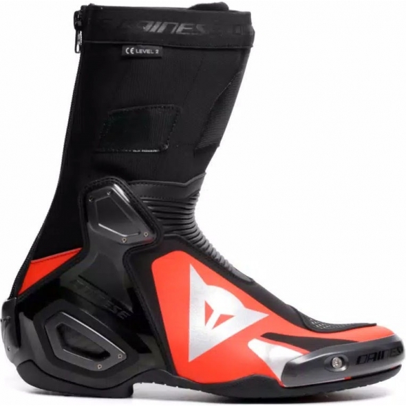 Dainese wear Dainese AXIAL 2 BOOTS, BLACK/RED-FLUO | 2017900052-628 | dai_2017900052-628_41 | euronetbike-net