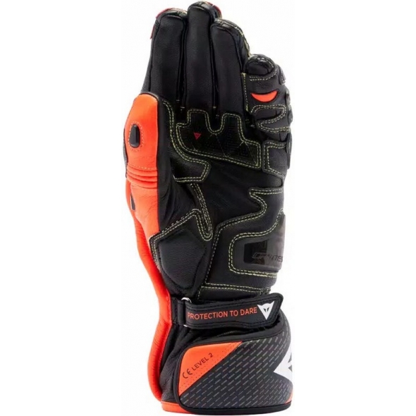 Dainese wear Dainese FULL METAL 7 GLOVES, BLACK/RED-FLUO | 2018100014-628 | dai_2018100014-628_XS | euronetbike-net